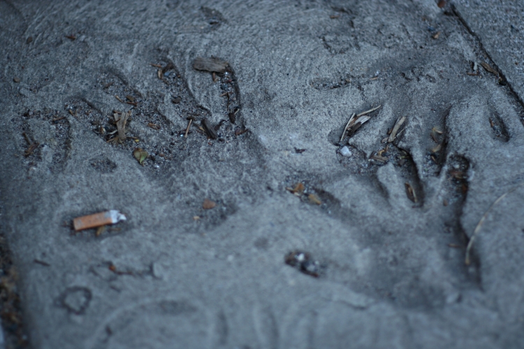 Dirty hands.