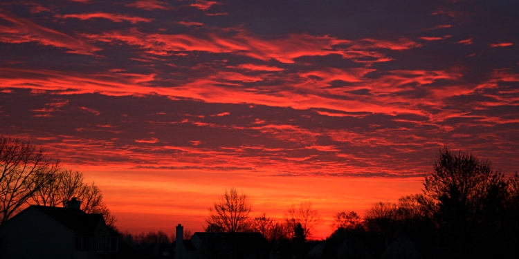 Fire in the sky.