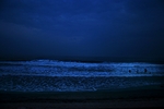 Blue sea.