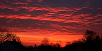 Fire in the sky.