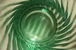 Green spiral.