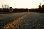 Thin yellow line.