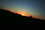 Tilted sunset.